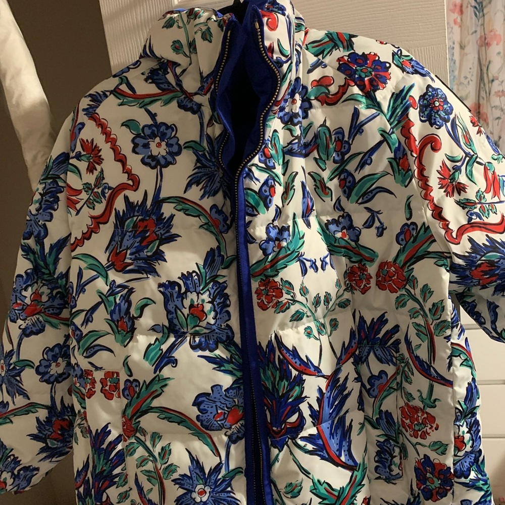 Tory Burch Reversible Printed Puffer Jacket